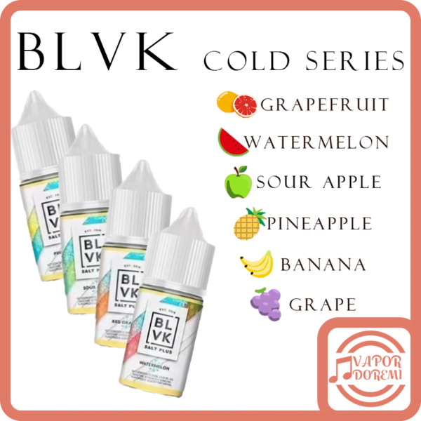 [3分涼][美國品牌] BLVK獨角獸 冰涼水果系列 提升涼感40% 青蘋果 葡萄柚 血橙 鳳梨 葡萄 西瓜  小煙油30ML 35MG