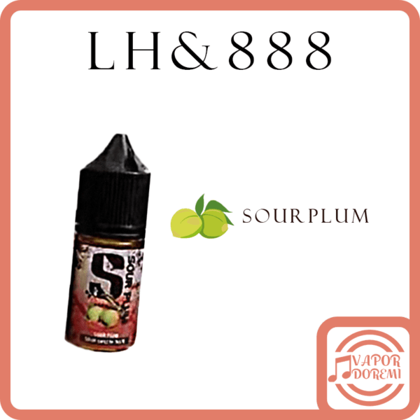 [3分涼][馬來西亞正品原裝]LH&888聯名款 酸梅小煙油30ML 35MG 巔峰梅子冰