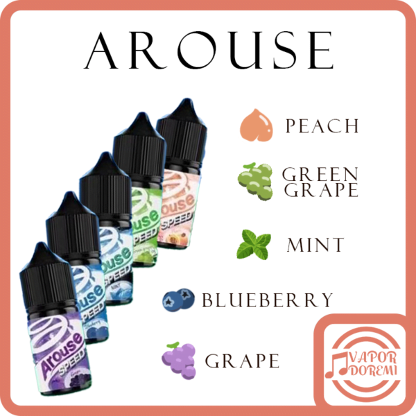 [5分涼][馬來西亞原裝] Arouse 極速系列清涼提神 小煙油 30ml 30mg 清晰口感 涼感勁爆