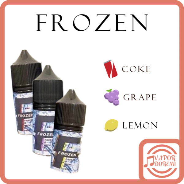 [5分涼]Frozen 冰雪奇緣 爆涼系列 葡萄 老冰棍 酷涼沙士 冰鎮可樂 檸檬雪碧(汽水) 30ml 30mg  酷涼首選