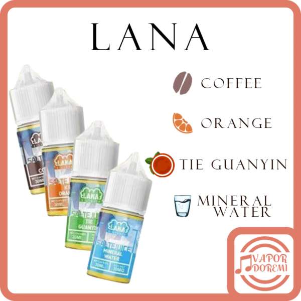 [5分涼]LANA 拉娜 鐵觀音 小煙油 30ml 30mg 一口直衝腦門的勁涼感受