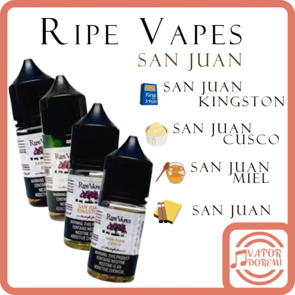 [美國原裝] [不涼] Ripe Vapes San Juan 生命之樹 聖胡安雪茄系列 小煙油30ml 30mg