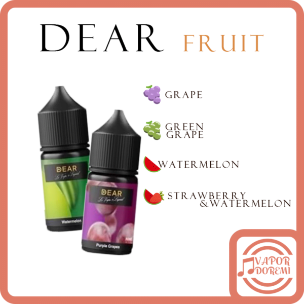 [3分涼]DEAR 水果系列 葡萄|白葡萄|西瓜|草莓西瓜 小煙油30ML 30MG