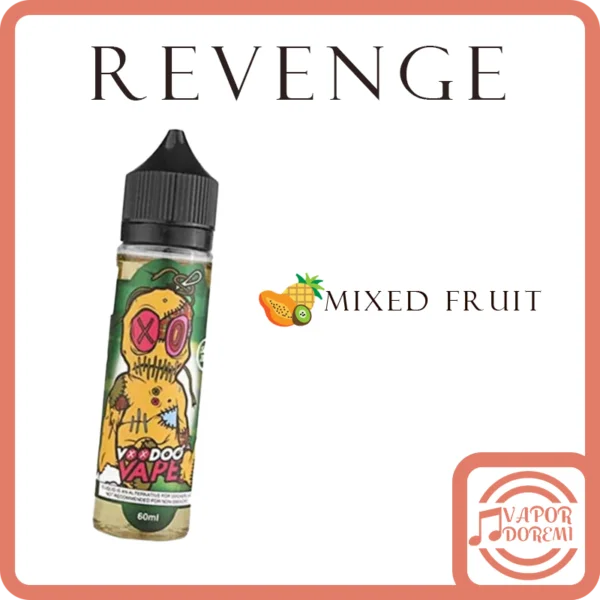 [馬來西亞原裝正品] [不涼] REVENGE VOODOO 巫毒大綠人 綜合水果 大煙油60ML 6MG