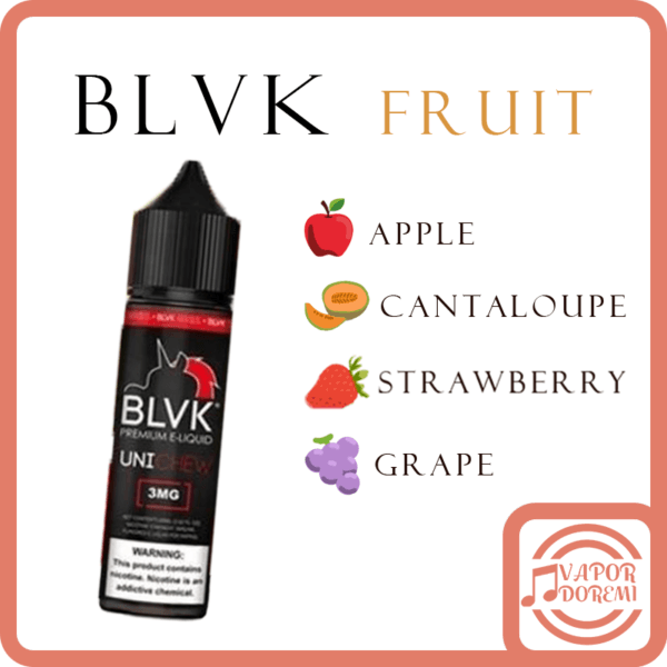 [1分涼] [美國品牌] BLVK 獨角獸大煙  水果系列 大煙油60ML 3MG