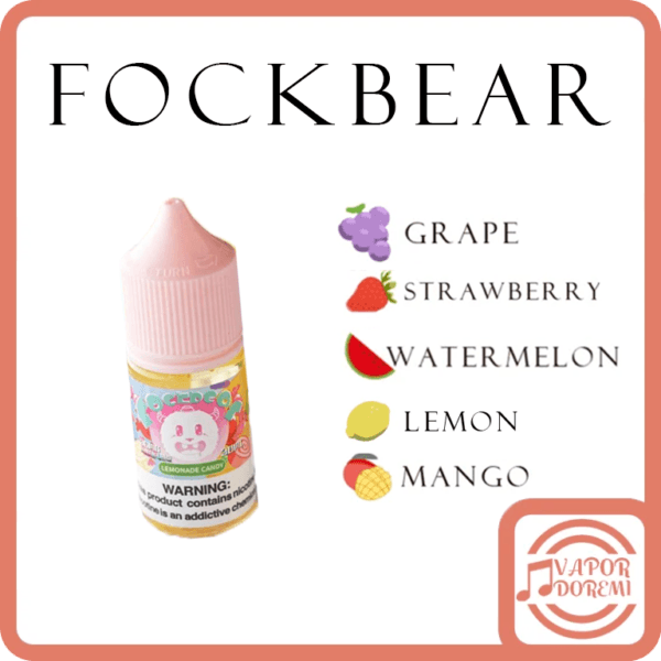 [2分涼][美國品牌] Fockbear 福克熊 泡泡糖 小煙油30ML 36MG