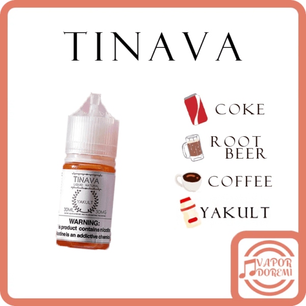 [2分涼][美國品牌] TINAVA 蒂娜瓦 百事可樂(汽水) 麥根沙士(汽水) 拿鐵咖啡 養樂多 小煙油 30ML 30MG